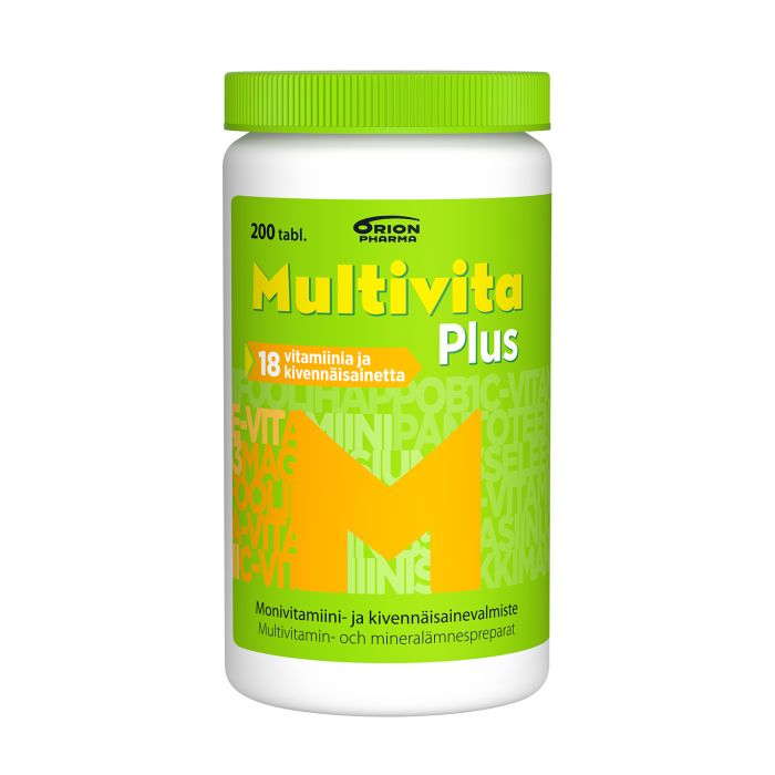 Multivita Plus monivitamiini 200 tabl