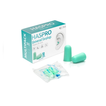 Haspro UNIVERSAL korvatulpat mintunvihreä 10 paria