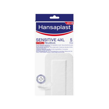 Hansaplast Sensitive 4XL (me 10) 5 kpl