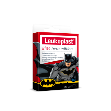 LEUKOPLAST KIDS HERO EDITION BATMAN 38x63MM 4, 19X56MM 8 1 kpl