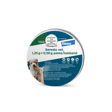 SERESTO VET. panta 1.25 g + 0.56 g 1 pss