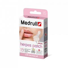 Medrull Herpes Patch huuliherpeslaastari 15 kpl